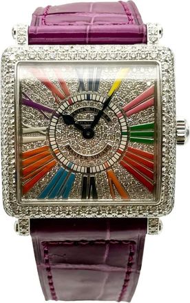 Franck Muller Master Square Quartz Diamond Ladies Watch 6002 L QZ D CD-PRP