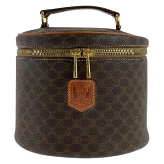 Celine Pre-owned Handbags, female, Brown, Size: ONE SIZE Pre-owned Macadam PVC Leather Handbag