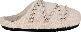 Moon Boot Sabot Teddy Slipper - Dames - Pantoffels - Beige - 37 EU - Leer - Schoenen