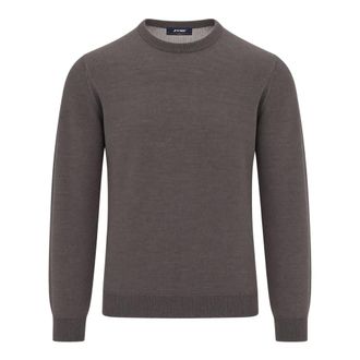 K-Way Jersey de cuello redondo - Knitwear - Hombre - Marr&oacute;n - 2XL