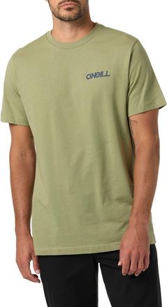 O'Neill Dawn Classic Cotton Graphic T-Shirt in Oil Green at Nordstrom, Size Xx-Large