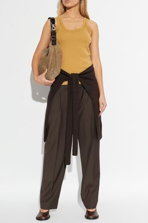 Christophe Lemaire Sleeveless Top, Womens, Beige