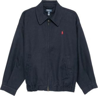 Ralph Lauren Logo-embroidered Two-way Zip Jacket