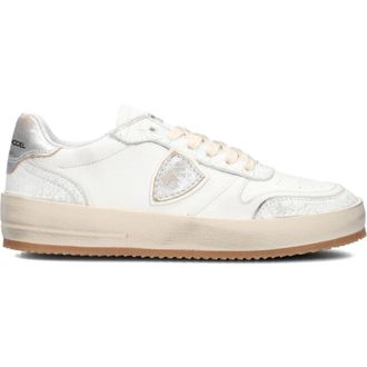 Philippe Model White Low Top Trainers for Women - female - Philippe Model - Sneakers - White - 8 UK - Shoes