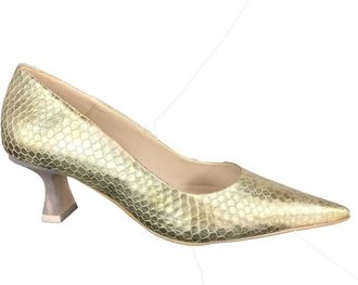 Zinda Elegante Pump Schoenen - Dames - Pumps - Geel - 38 EU - Leer - Schoenen