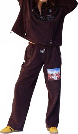 Boys Lie Alex Relaxed Sweatpants In Chocolate Brown