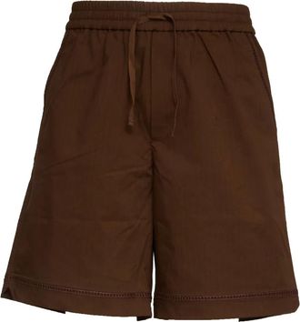 Dr&ocirc;le de Monsieur Casual Shorts - Heren - Korte Broeken - Bruin - L - Katoen - Korte Broeken