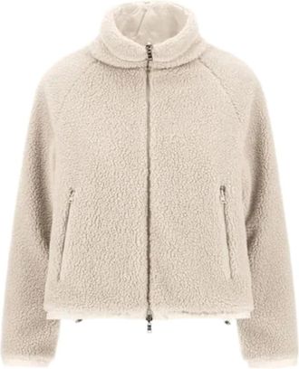 Herno Sherpa Jack - Dames - Jassen - Beige - Maat: XS Zijde