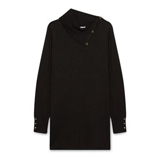 Fiorella Rubino Dames, Truien, Zwart, Maat: XL Nylon