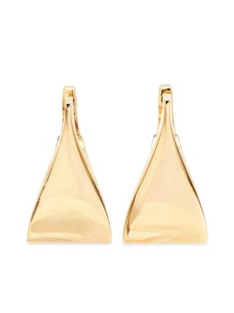 Courr&egrave;ges Geometrische oorbellen - Goud