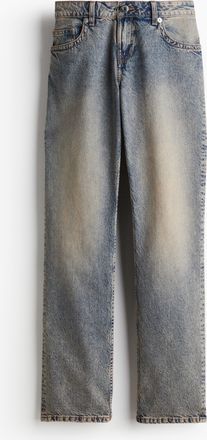 H&M Straight Low Jeans - Blue