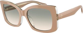 Giorgio Armani AR8208U 60912C Womens Sunglasses Brown Size 55