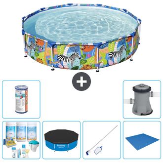 Bestway Piscina Bestway Steel Pro Redonda - Selva - 305x66 Cm - 7-piezas S21635