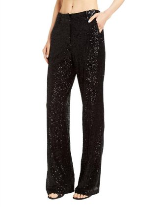 Drew Juliette Sequin Pant In Black