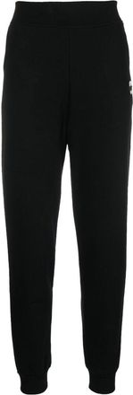 Karl Lagerfeld Ikon track pants - women - Organic Cotton/Recycled Polyester - M - Black