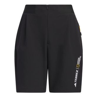 adidas (WMNS) adidas National Geographic Shorts Asia Sizing Black HY4696