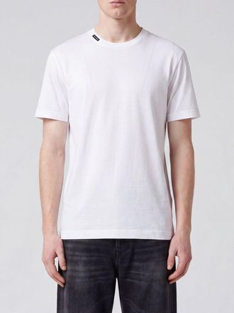 Dolce & Gabbana T-shirt in cotone con logo e profili a contrasto