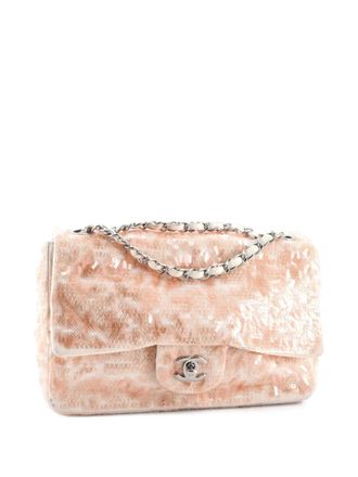 Chanel Classic Single Flap Bag Sequins Small shoulder bag - Neutrals