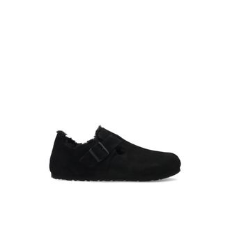 Birkenstock Schoenen, Heren, Zwart, 43 EU, Wol, London Shearling Regular Fit