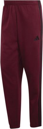 adidas Essentials 3-Stripes Fleece Tapered Cuffed Pants Trainingshose f&uuml;r Herren | rot