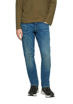 QS by s.Oliver Slim-fit-Jeans QS Style Rick, Herren, Gr. 30, L&auml;nge 32, blau (mid blau), Denim/Jeans, Obermaterial: 99% Baumwolle, 1% Elasthan, unifarben, slim fit kn