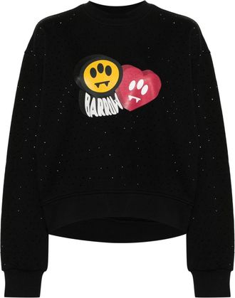 Barrow logo-print sweatshirt - women - Cotton - S - Black
