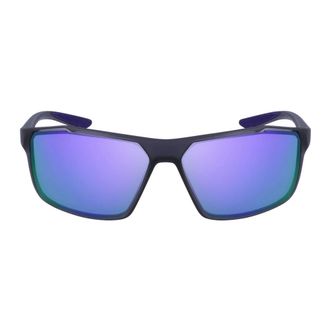 Nike Accessoires, unisex, Zwart, ONE Size, Leer, Windstorm Zonnebril