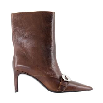 Coperni Heeled Boots, female, Brown, 7 UK, Belt Ankle Boots