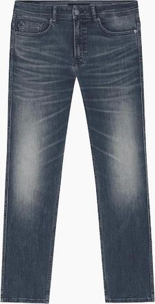 HUGO BOSS Mens Delaware BO Lightweight Slim Fit Blue-Black Denim Jeans