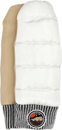 Chlo&eacute; Accessoires, unisex, Veelkleurig, ONE Size, Nylon, Tweekleurige nylon en leren handschoenen