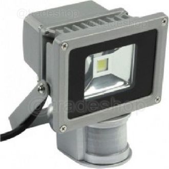 Trade Shop Trade Shop - Faro Exterior Led Luz 10w Con Sensor De Movimiento Pir 9 Led 600lm