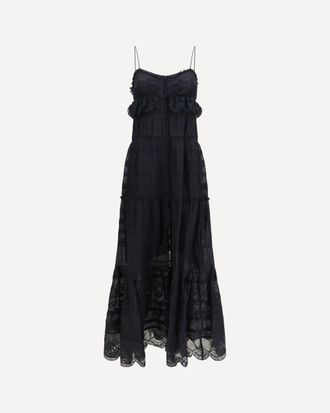 Isabel Marant Paule long ruffled Dress Female 38