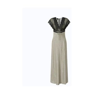 Pinko Pinko, Dames, Jurken, Beige, Maat: S Satijn