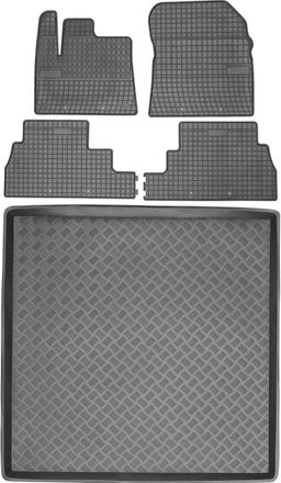 OEM Peugeot Rifter Kombivan A Partir De 2018 Set - Alfombrillas Goma + Alfombrilla Maletero
