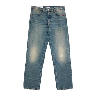 Amish Straight Jeans, male, Blue, Size: W33 James Sonny Jeans