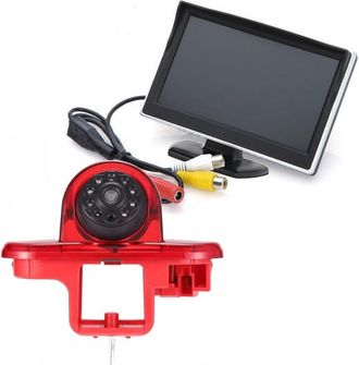 OEM Monitor Y C&aacute;mara De Visi&oacute;n Trasera Con Luz De Freno Para Opel Vivaro Y Renault Trafic