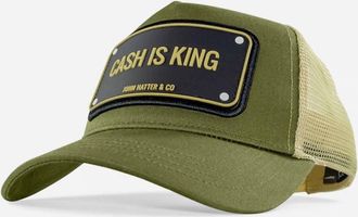 John Hatter & Co. Cash Is King Trucker Hat In Green