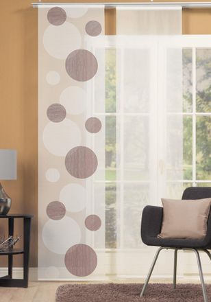 Home Wohnideen Schiebegardine »Tira« Klettschiene 1 Stk. tlg. HxB: 245x60