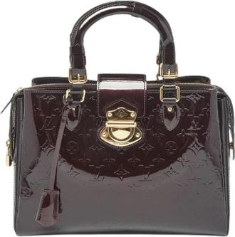 Louis Vuitton Pre-owned Leren Tote - Dames - Vintage Handtas - Rood - ONE Size - Leer - Vintage