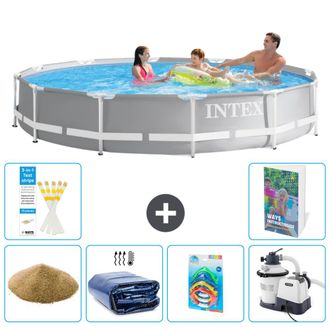 Intex Piscina Prism Frame Redonda - 366x76 Cm - 7-piezas S36