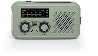 OEM Radio Port&aacute;til De Emergencia - Fm/am, Control Manual/solar, L&aacute;mpara Led, 2000 Mah, Alarma Sos