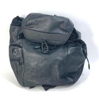 Louis Vuitton Tweedehands leren Louis Vuitton tassen - Heren - Pre-owned - Blauw - Maat: ONE Size Leer