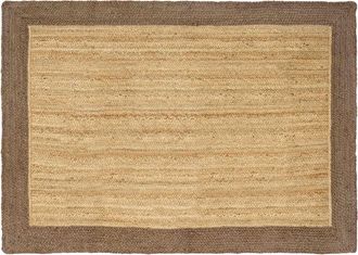 vidaXL Alfombra De &Aacute;rea Gris 120 X 170 Cm Yute Vidaxl