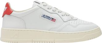 Autry Medalist Low - Dames - Sneakers - Wit - 40 EU - Katoen - Schoenen