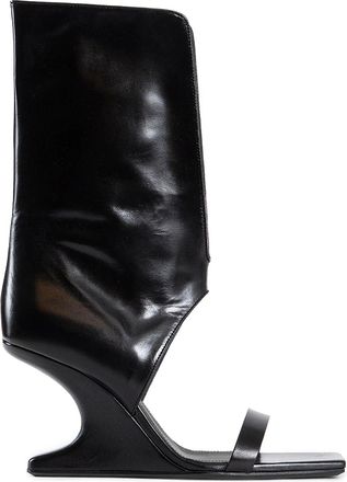 Rick Owens Hollywood winged cantilever in capretto leather