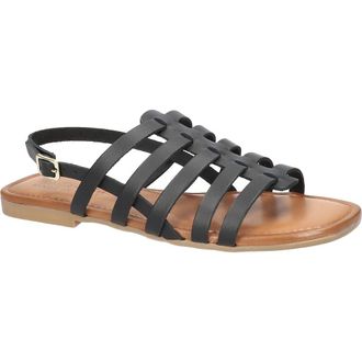 Bella Vita Uma-Italy Cage Sandal in Black Leather at Nordstrom, Size 6.5