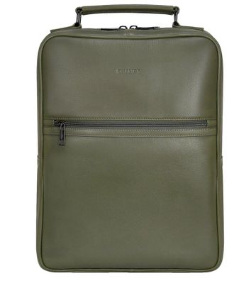 Champs Luggage Onyx Leather Compact Backpack