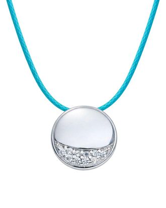 Liv Oliver 18K Plated 0.70 Ct. Tw. White Sapphire Necklace