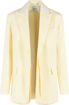Sportmax Sportmax-Blazer Tenuta aus hellgelber Viskosemischung