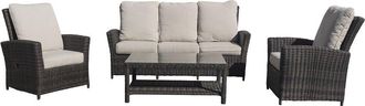 Courtyard Casual Cheshire Recline 4 Pc Sofa Set